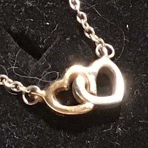 Pandora interlinked hearts necklace
